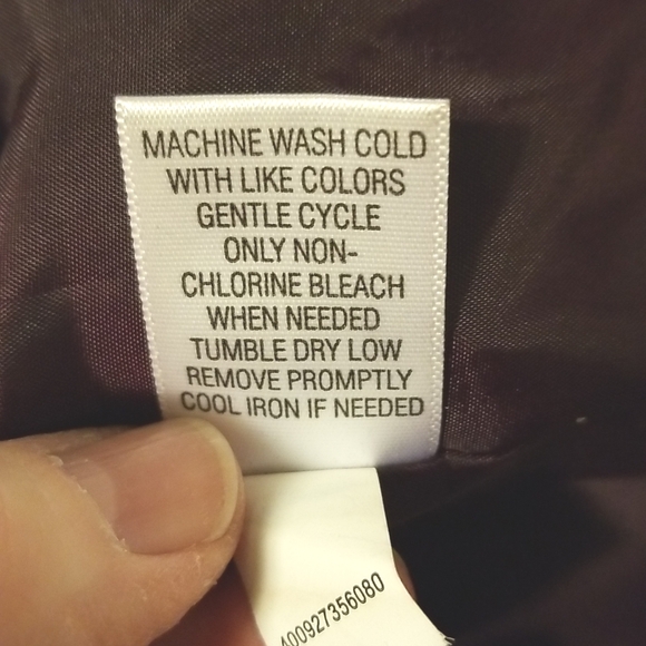 Croft&Barrow women's size M eggplant purple quilted lined puffer jacket - Picture 7 of 7